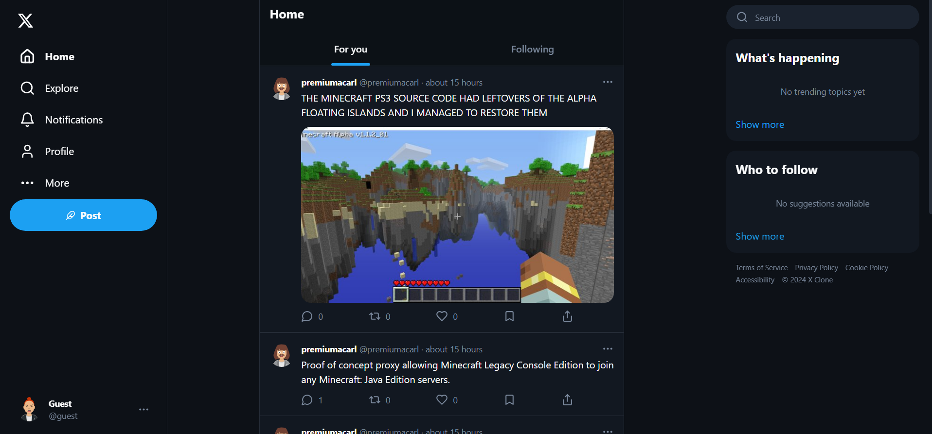 Thread Creator — Red social · SaaS